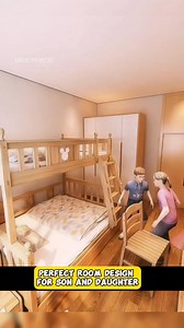 PERFECT ROOM DESIGN FOR SON AND DAUGHTER 😱 #highlights #highlightseveryone #trivia #virals #everyone #satisfying #viralpost #fypシ #facts #fypシ゚viral #craft #foryoupageシ #art #roomdecor #roomdesign #house #RoomMakeover #roomdecor #roomtour #megetvfacts #studentlife #student #modernliving #modernhome #moderndesign | Movie For You