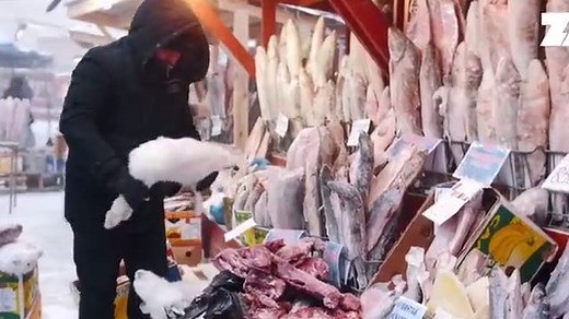 In Earth’s coldest city, there’s an outdoor market