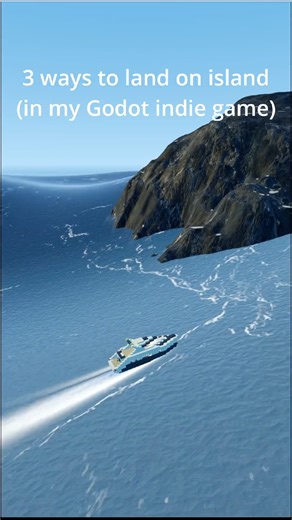 Godot Devlog: 3 Ways to Land on Island