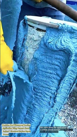 Precision Pool Waterproof Coating Application Using Cement-Based Sealant