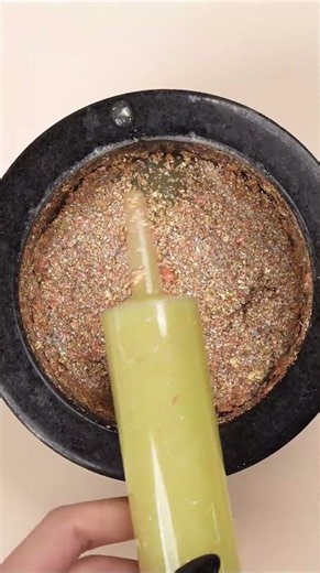 I Made Gold Face Mask ASMR #asmr #asmrforsleep #relaxing #sleep #tingles #facemask
