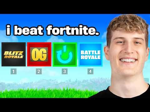 Winning EVERY Mode in Fortnite in a Row (ft. Winter)