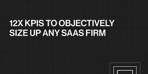 🏴‍☠️ ⚡️12x KPIs to Objectively Size Up Any SaaS Firm (Acquisition Concept)