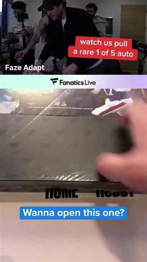 Live streamed card openings you can be a part of. Pick a team and get any cards of theirs that come from the box! | Fanatics Collect