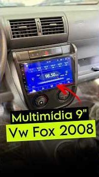9" Multimedia Installation Volkswagen Fox ☑️ #vw #fox #shorts