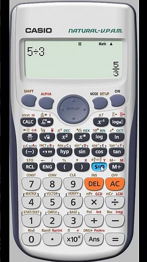 Fraction using Calculator Short