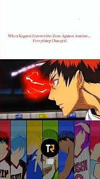 Kagami Enters the Zone vs Aomine | Peak Kuroko no Basket