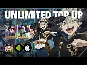 FINALLY!! NEW BLACK CLOVER PRIVATE SERVER UNLIMITED TOP UP, UR SSR HEROES & MORE