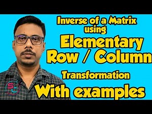Inverse of a Matrix using Elementary Row or Column Transformation