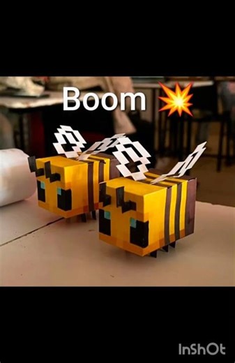 Minecraft bee tutorial #minecraft || PearlDiaries