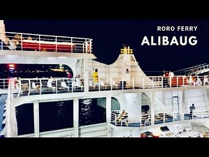 Night view of RO RO Ferry | M2M Ferry | Mandwa to Mumbai | Alibaug Ferry