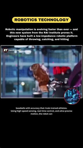 A Robot That Can Throw 70 MPH?! The Future Just Arrived . #robotics #technology #factstech #viral