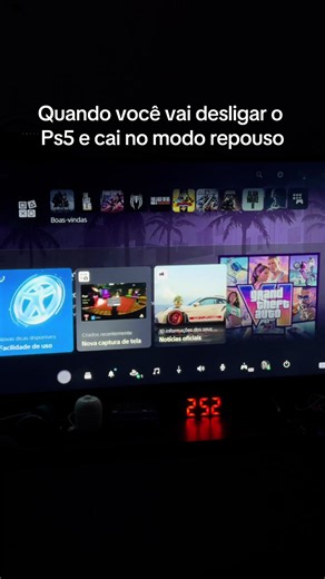 Como evitar que o PS5 entre em modo repouso ao desligar