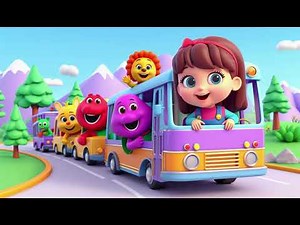 The Wheels on the Bus (Barney & Friends) | Nursery Rhymes & Kids Songs
