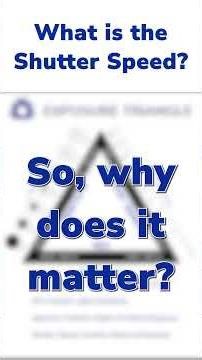 What is Shutter Speed?