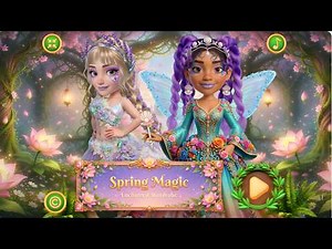 Spring Magic: Enchanted Wardrobe - Fairy Dress-Up Game Walkthrough Review #games #gamewalkthrough