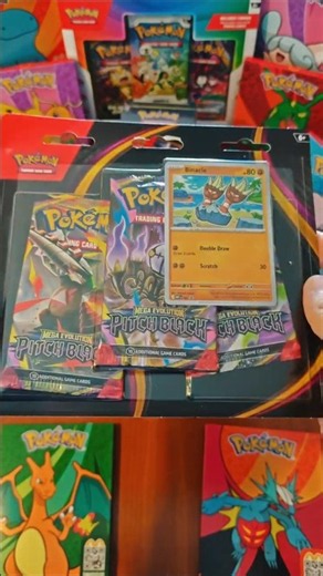 Opening the 3-Pack Blister! 👀 | Pitch Black #pokemon