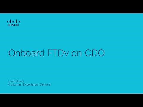 How to Onboard FTDv on Cisco Defense Orchestrator (CDO) | Step-by-Step Guide