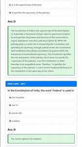 Structure and Organization of Articles Parts, Chapters, Schedules