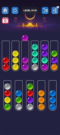 Ball Sort Puzzle Level 3718