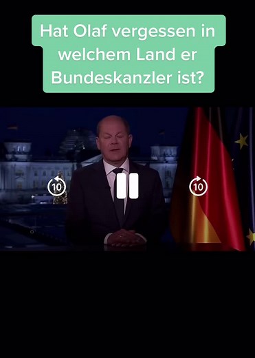 Neujahrsansprache von Kanzler Olaf Scholz: