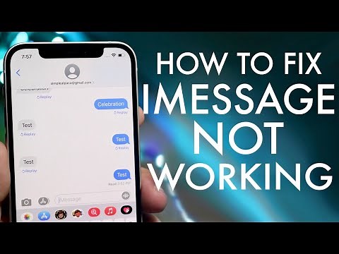 How To FIX iMessages Not Sending! (Fix iMessage Not Working)
