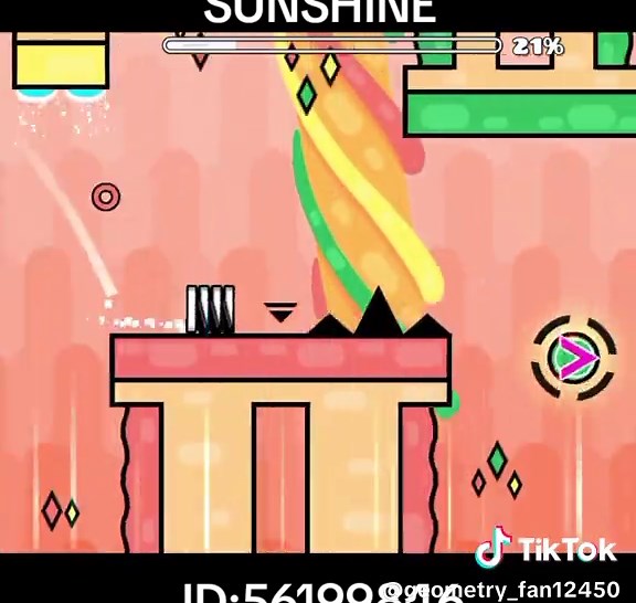 Sunshine en Geometry Dash: Detalles y Códigos