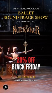 3K views · 36 reactions |  20% OFF with code MAGIC20 ✨ Ballet Soundtrack Show — Bali Premiere ✨  December 20 | Balai Budaya “Giri Nata Mandala” Experience the beauty of world-class ballet and live orchestra performing Hans Zimmer’s iconic scores — Interstellar, Dune, Gladiator, Avatar, Pirates of the Caribbean. Tickets are limited — secure yours today and be part of this unforgettable cinematic night in Bali! | Freed Ballet | Facebook