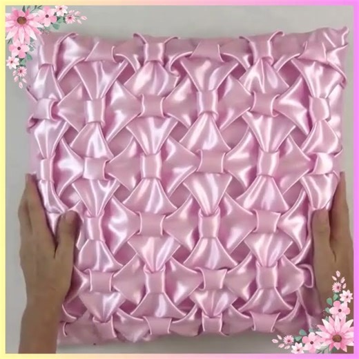 💗Cojín Drapeado Ensueño💗Smocking Cushion-Cushion Cover-Textile Manipulation-Almofada Capitone