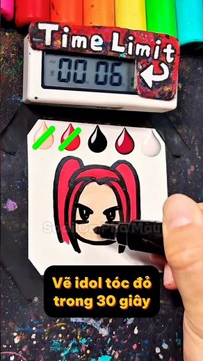 Speed ​​Drawing Challenge #30: Draw a Red-Haired Idol in 30 Seconds