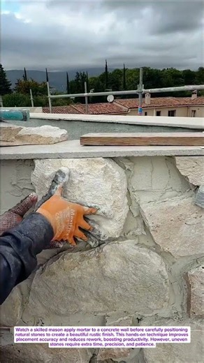 Watch Mason Transform a Plain Wall With Natural Stone!
