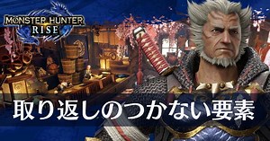 【モンハンライズ】取り返しのつかない要素【サンブレイク】 | AppMedia