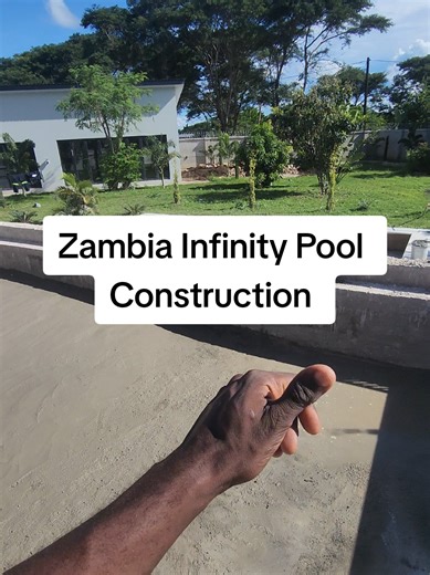 Infinity Pool Construction Progress Update in Zambia