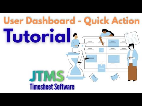 JTMS Timesheet Software | User Dashboard Tutorial | Employee Time Tracking Made Easy
