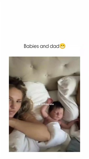 GlobalTrend_hubb on Instagram: "This X post shares a 64-second viral video compilation of babies sleeping in identical positions to their fathers, overlaid with humorous captions like "No DNA test needed" and "Like father like son," amassing over 786,000 views and 21,000 likes within hours of posting on December 27, 2025. The content taps into a longstanding social media trend originating from platforms like TikTok as early as 2022, where users highlight uncanny parent-child resemblances in slee