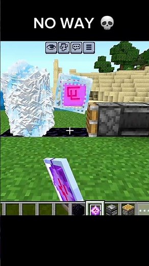 Minecraft Crystal Launcher...💀 #minecraft