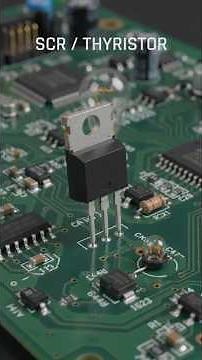 How Does an SCR (Thyristor) Work? ⚡ Tiny Signal, Huge Power!