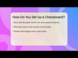 How Do You Set Up a Chessboard? | The Chess Codex