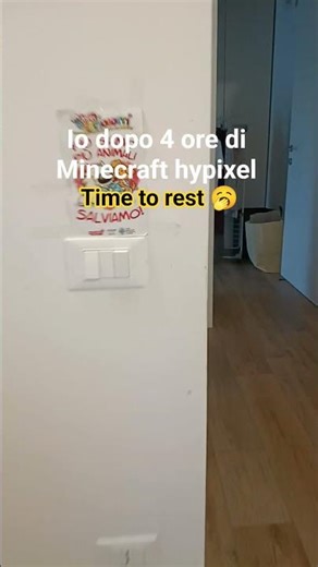 pov: io dopo 2 ore di hypixel di Minecraft