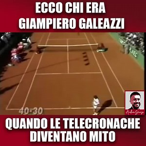 677K views · 14K reactions | Ecco chi era Giampiero Galeazzi. C’è già tutto in questi tre minuti mitologico, che ricordo come fossero ieri. Match inaudito, pathos totale, quinto set stellare. E Galeazzi che aggiunge e toglie tutto quello che c’è da aggiungere e togliere. I silenzi. Le urla. I sorrisi. E certe frasi che poteva pensare solo lui. Per esempio questa: “E poi di morire, per dieci secondi”. Un mito. Grazie di tutto, Giampiero! | Andrea Scanzi | Facebook