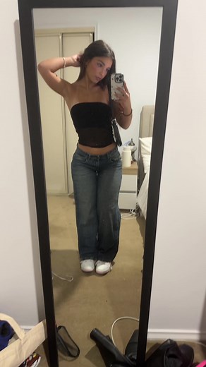 Trendy Low Rise Baggy Jeans by Motel Rocks