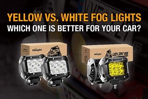 Yellow vs. white fog lights: Which one is better for your car? - Gmund Cars