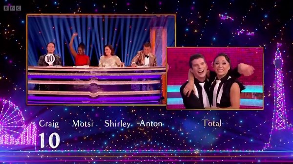 Lewis Cope scores 40 during Strictly Come Dancing Blackpool special