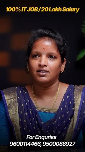 Work From Home IT Jobs for Freshers 2026 | Software Course with Placement Chennai Bangalore Salem