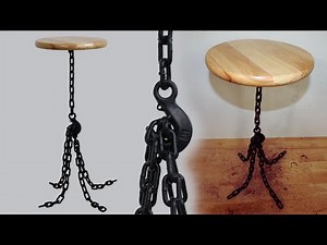 Making a Floating Chain Table [No Talk Build Video]
