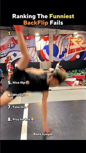 Ranking the funniest backflip fails 💀🗿
