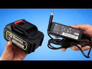 🔋Never Buy Drill Batteries Again! Use a Laptop Charger and Watch What Happens!