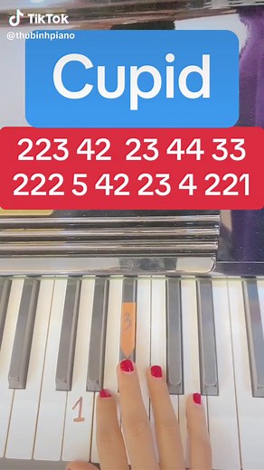 Hướng dẫn chơi bài 'Cupid' trên Piano đơn giản
