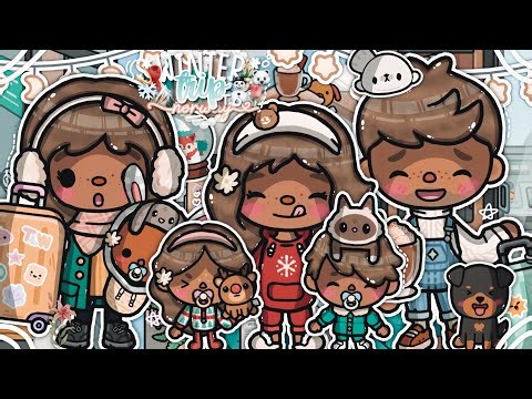 *AESTHETIC* Winter trip to Norway 🇳🇴☃️🏔️🌷🧣 || *VOICED* 🎙️|| Toca Boca Life World Roleplay 💌☃️🍡☕️❄️🎄
