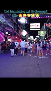 Old man enjoy pattaya | Beautiful Thai